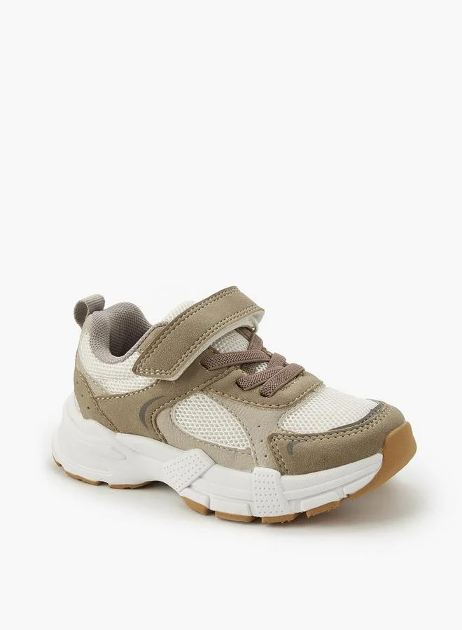 جونيورز Boys Hook & Loop Ankle Sneakers